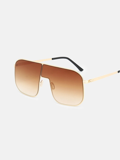 The Bowie Oversized Sunglasses - California Gold
