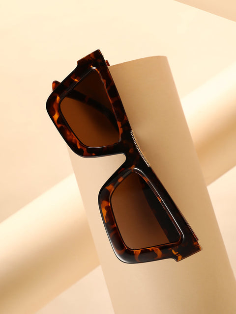 The Broadway Cateye Sunglasses - Coffee Brown