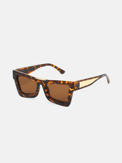 The Broadway Cateye Sunglasses - Coffee Brown