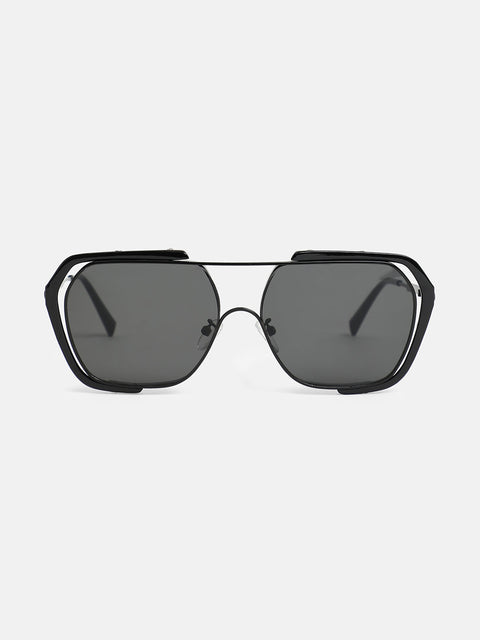 The Noir Oversized Sunglasses - Onyx Black