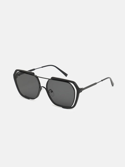 The Noir Oversized Sunglasses - Onyx Black