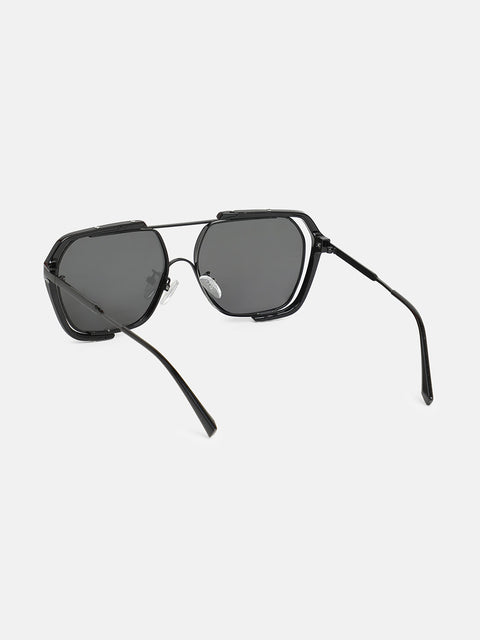 The Noir Oversized Sunglasses - Onyx Black