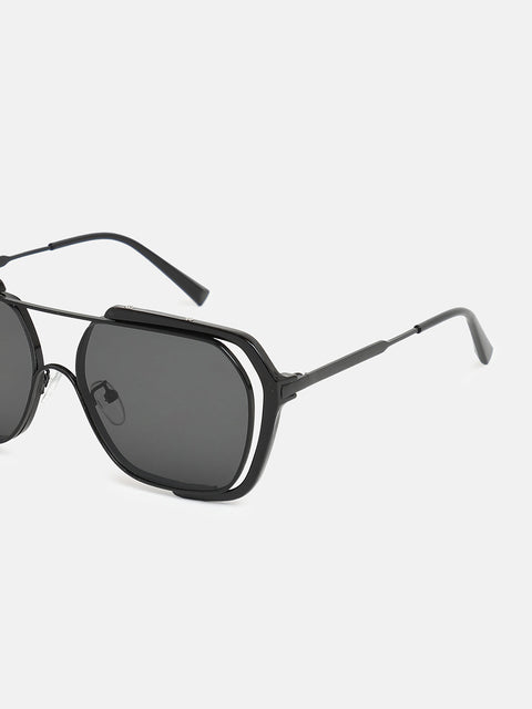 The Noir Oversized Sunglasses - Onyx Black