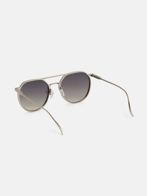 The Chromatic Round Sunglasses - Chalice Silver