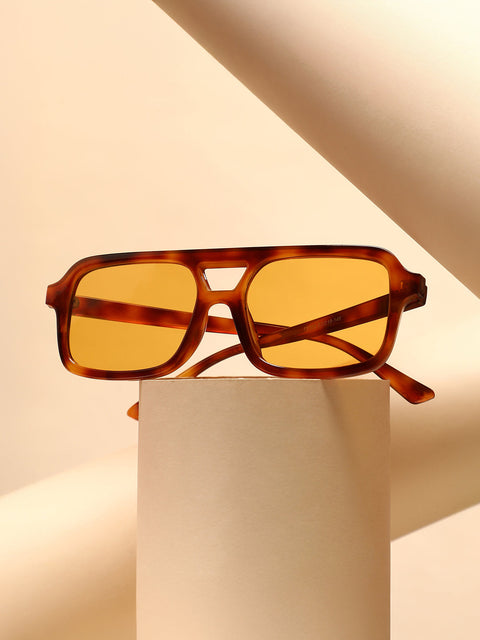 The Tony Aviator Sunglasses - Chestnut Brown