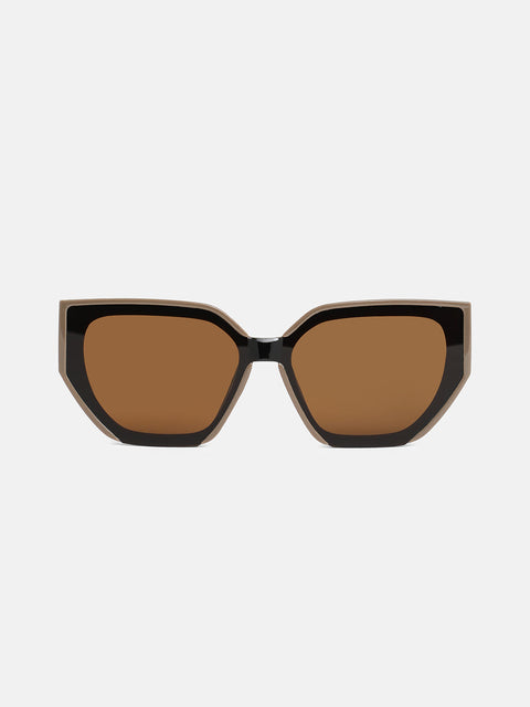 The Avenue Cateye Sunglasses - Taupe Brown