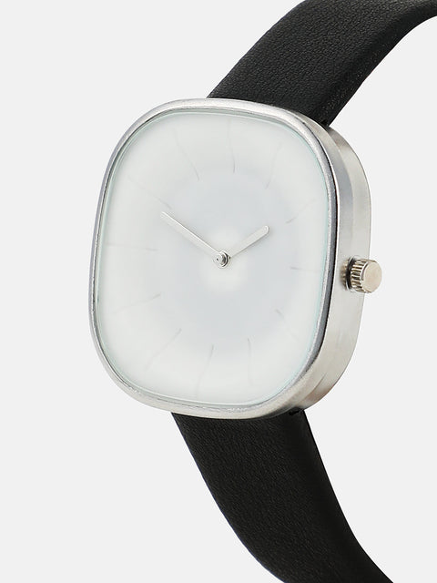 The Off-Duty Cushion Watch - Onyx Black