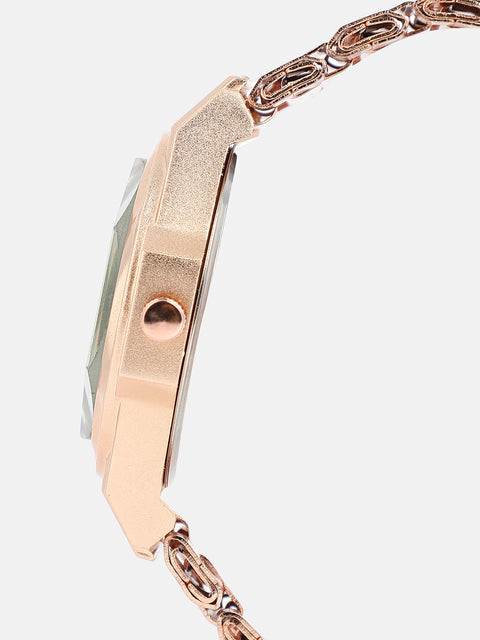 The Torque Clarion Round Watch - Rose Gold