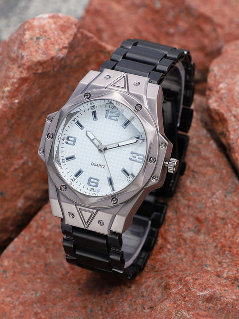 The Torque Driftor Round Watch - Ivory White