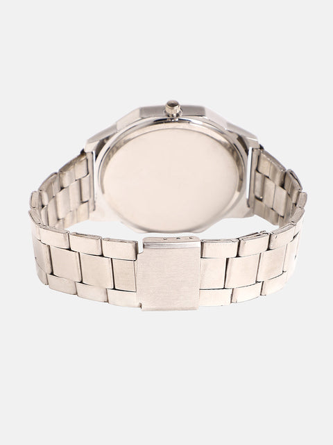The Formula Chain Round Watch - Metallic Silver