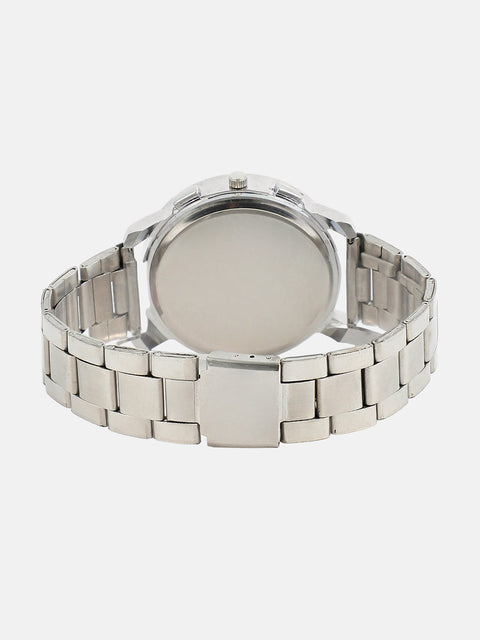 The Bijou Round Watch - Metallic Silver