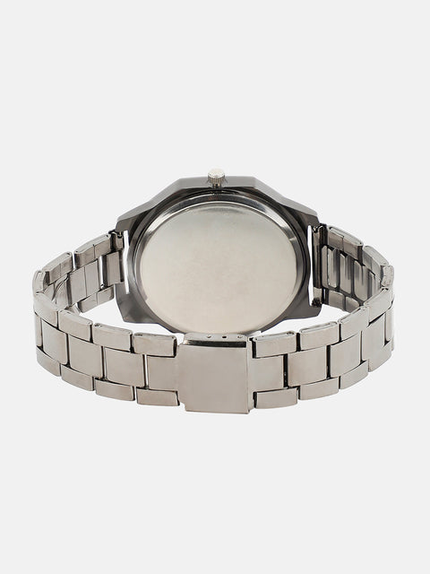 The Ribbed Round Watch - Multicolour