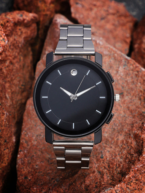 The Bijou Round Watch - Midnight Black