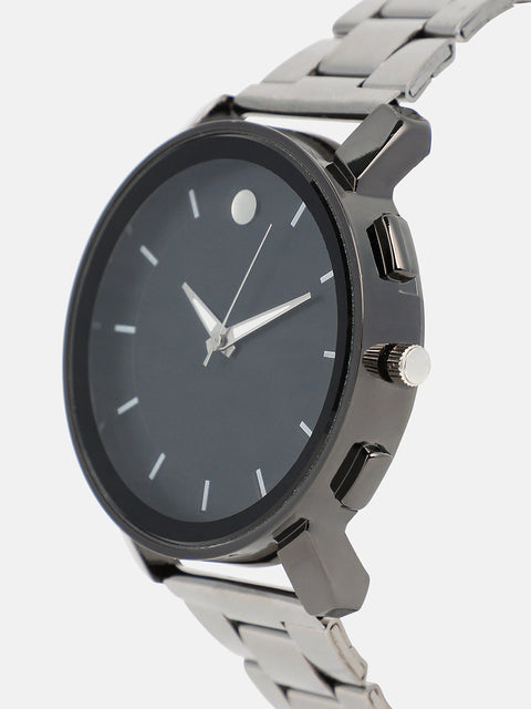 The Bijou Round Watch - Midnight Black