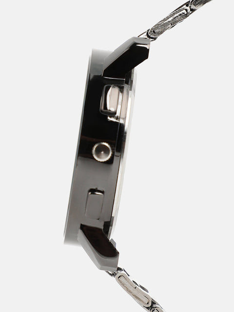 The Bijou Round Watch - Midnight Black