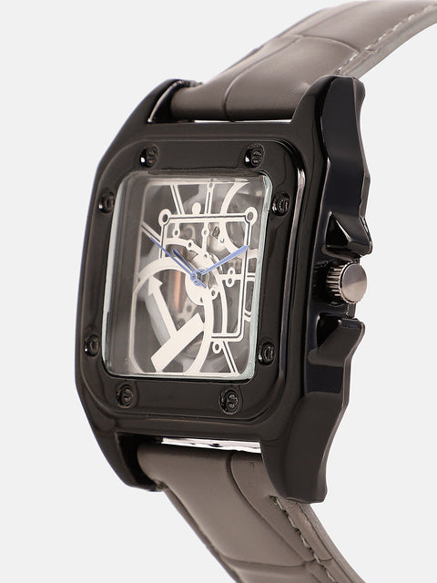 The Nocturne Square Watch - Moon Grey