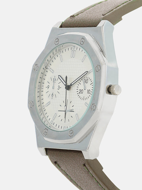 The Torque Compass Round Watch - Olive Green