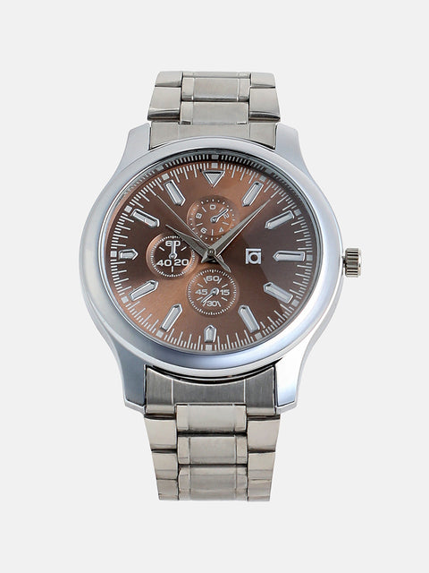 The Three Dial Dayscape Round Watch