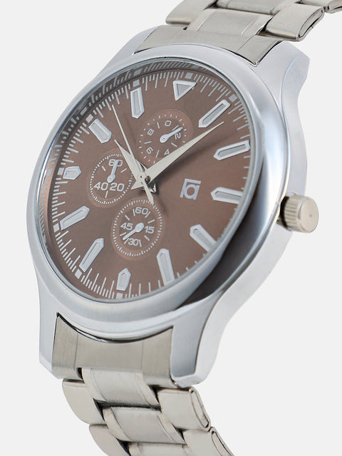 The Three Dial Dayscape Round Watch