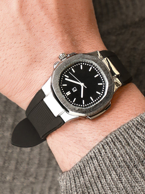 The Luméa-Silicone Round Watch