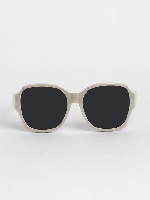 Men Foldable Oversized Sunglasses - Grey