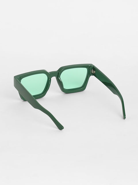 Men Chunky Wayfarer Sunglasses - Green