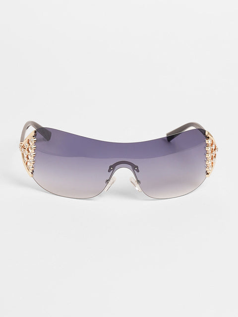 The Bling Wrap Sunglasses Onyx Black