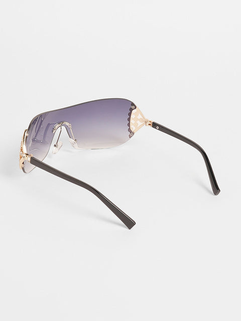 The Bling Wrap Sunglasses Onyx Black