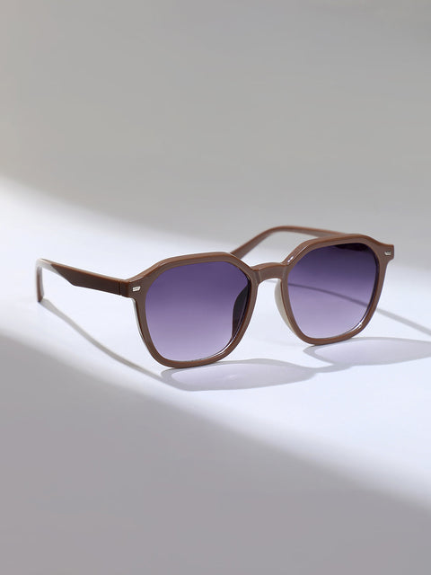 The Day Out Wayfarer Sunglass Mocha Brown