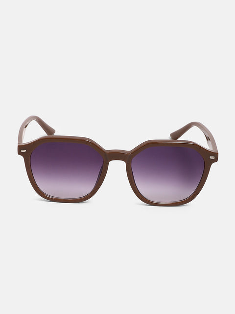 The Day Out Wayfarer Sunglass Mocha Brown