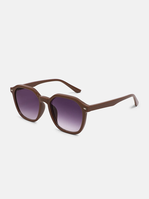 The Day Out Wayfarer Sunglass Mocha Brown