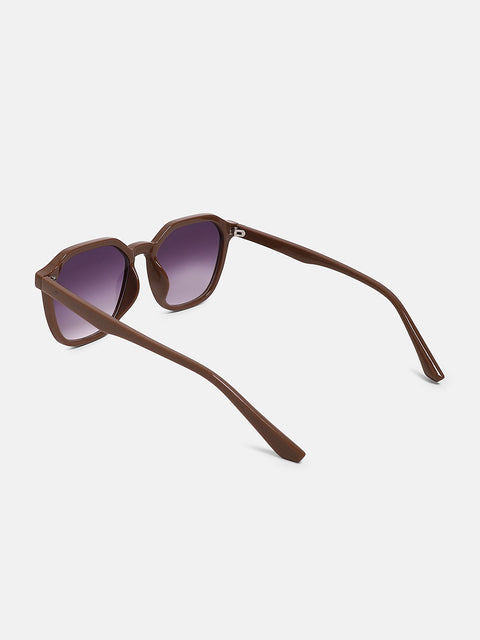 The Day Out Wayfarer Sunglass Mocha Brown