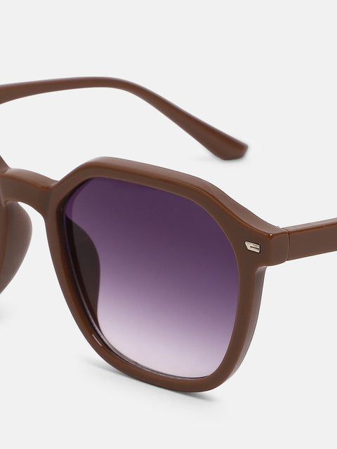 The Day Out Wayfarer Sunglass Mocha Brown
