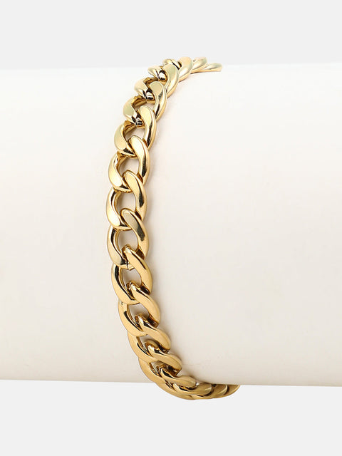The Sol Halo Link Bracelet - California Gold