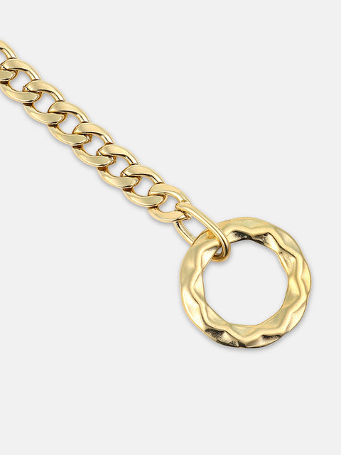 The Sol Halo Link Bracelet - California Gold