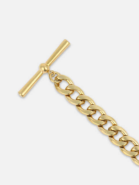 The Sol Halo Link Bracelet - California Gold