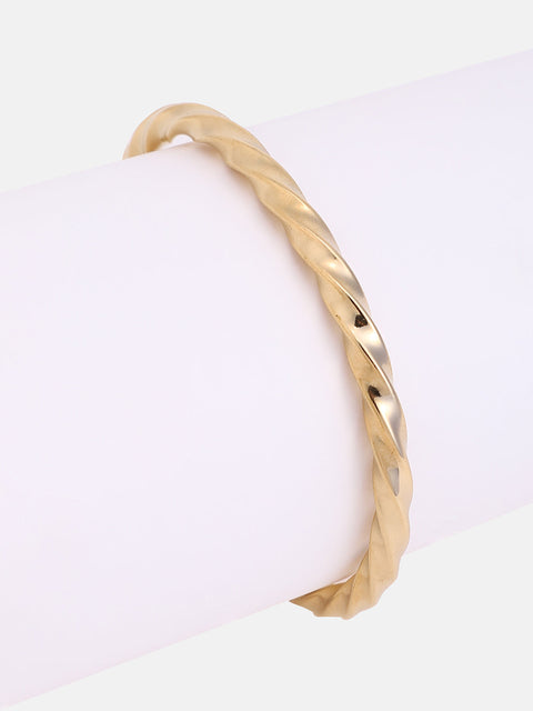 The Twisted Cuff Bracelet - California Gold