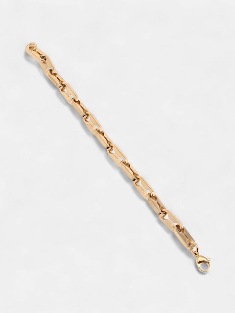 The Mechanical-Link Chain Bracelet - California Gold