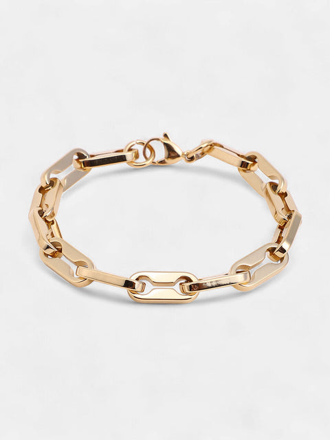 The Mechanical-Link Chain Bracelet - California Gold