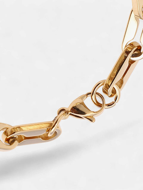 The Mechanical-Link Chain Bracelet - California Gold