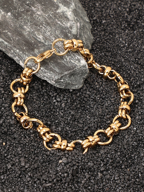 The Orb-Link Chain Bracelet - California Gold
