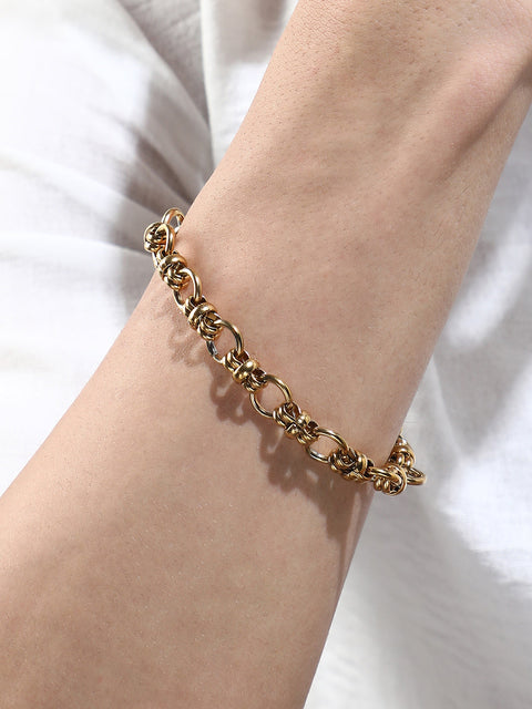 The Orb-Link Chain Bracelet - California Gold