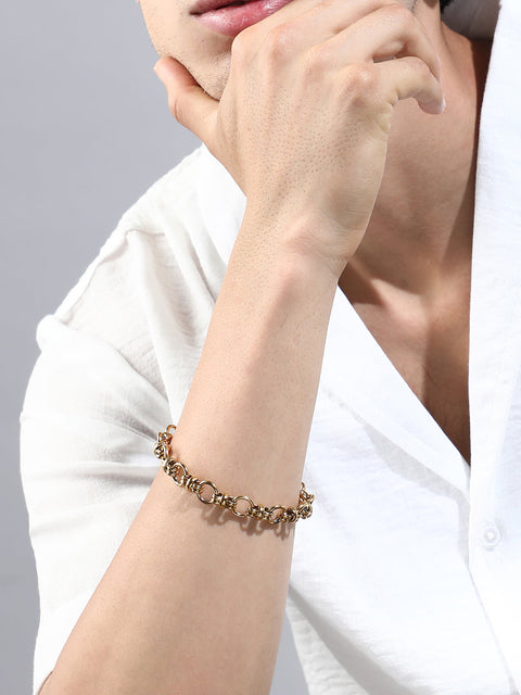 The Orb-Link Chain Bracelet - California Gold