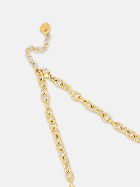 The Industrial Pendant Necklace California Gold
