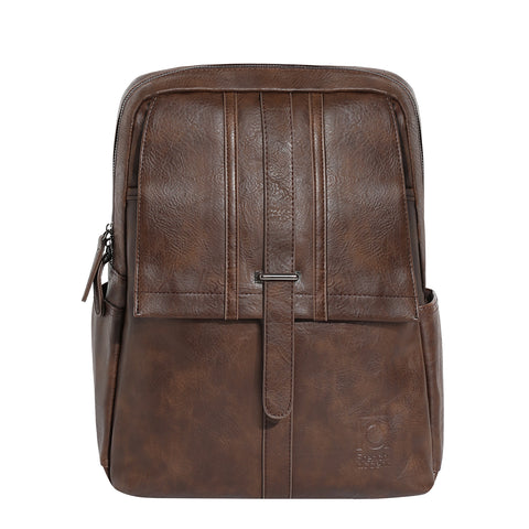 The Enigma Backpack - Coffee Brown