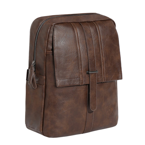 The Enigma Backpack - Coffee Brown