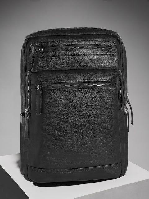 The Nomad's Echo Backpack - Coal Black