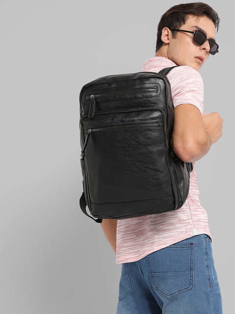 The Nomad's Echo Backpack - Coal Black