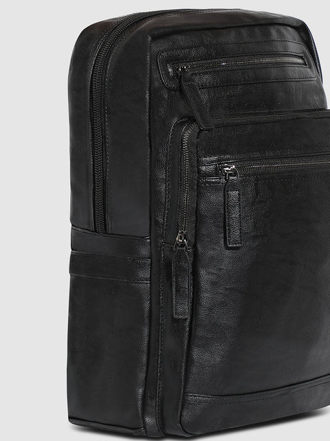 The Nomad's Echo Backpack - Coal Black