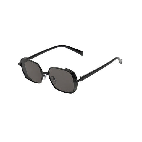 Solid Square Sunglasses - Black